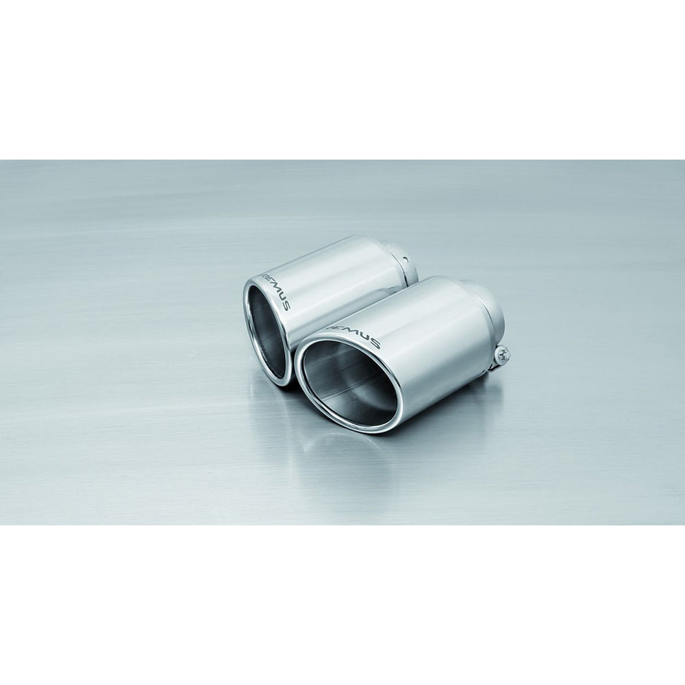 Chrome tip- angled/angled tail pipes