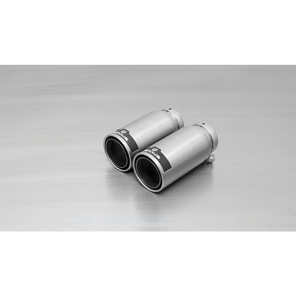 Street race Polished - straight cut tail pipes