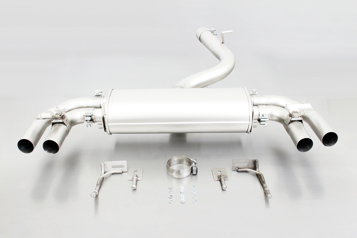 Sport Exhaust Audi S3 8V 2.0l centered for left/right system, with 2 integrated valves, EC approval