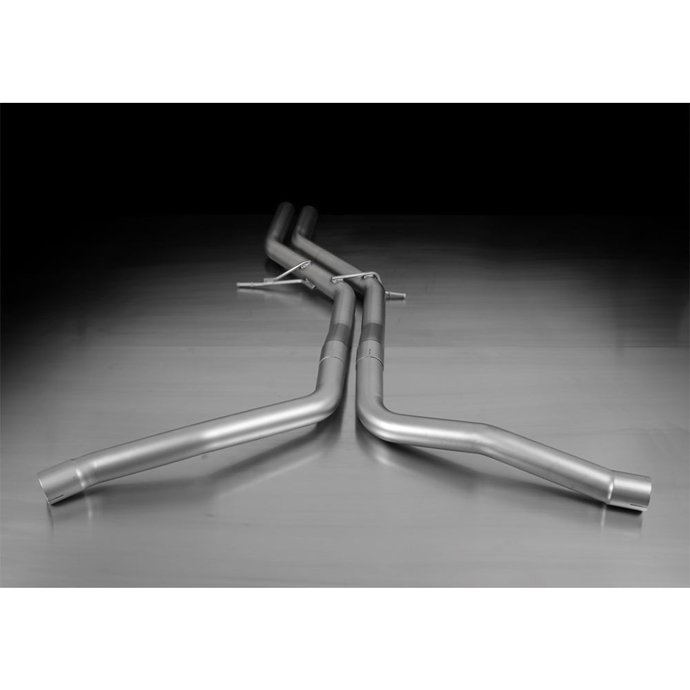 Audi S4/S5 B8 3.0l TFSI Remus Racing tube instead of front silencer