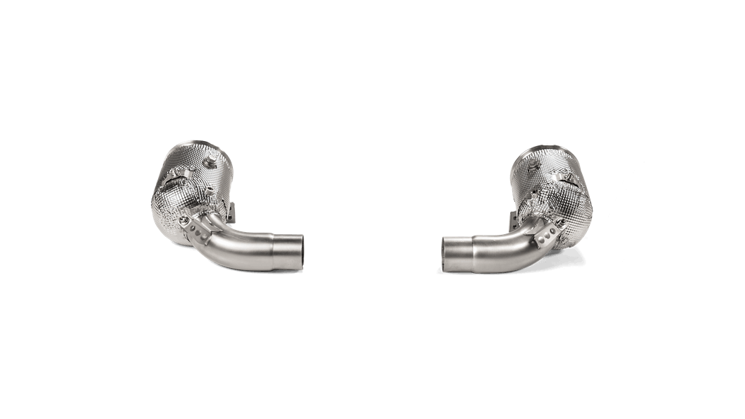 Porsche 911 Carrera /S/4/4S/GTS/Cabriolet/Targa/Dakar (992) Akrapovic Link Pipe Set w Cat (SS)