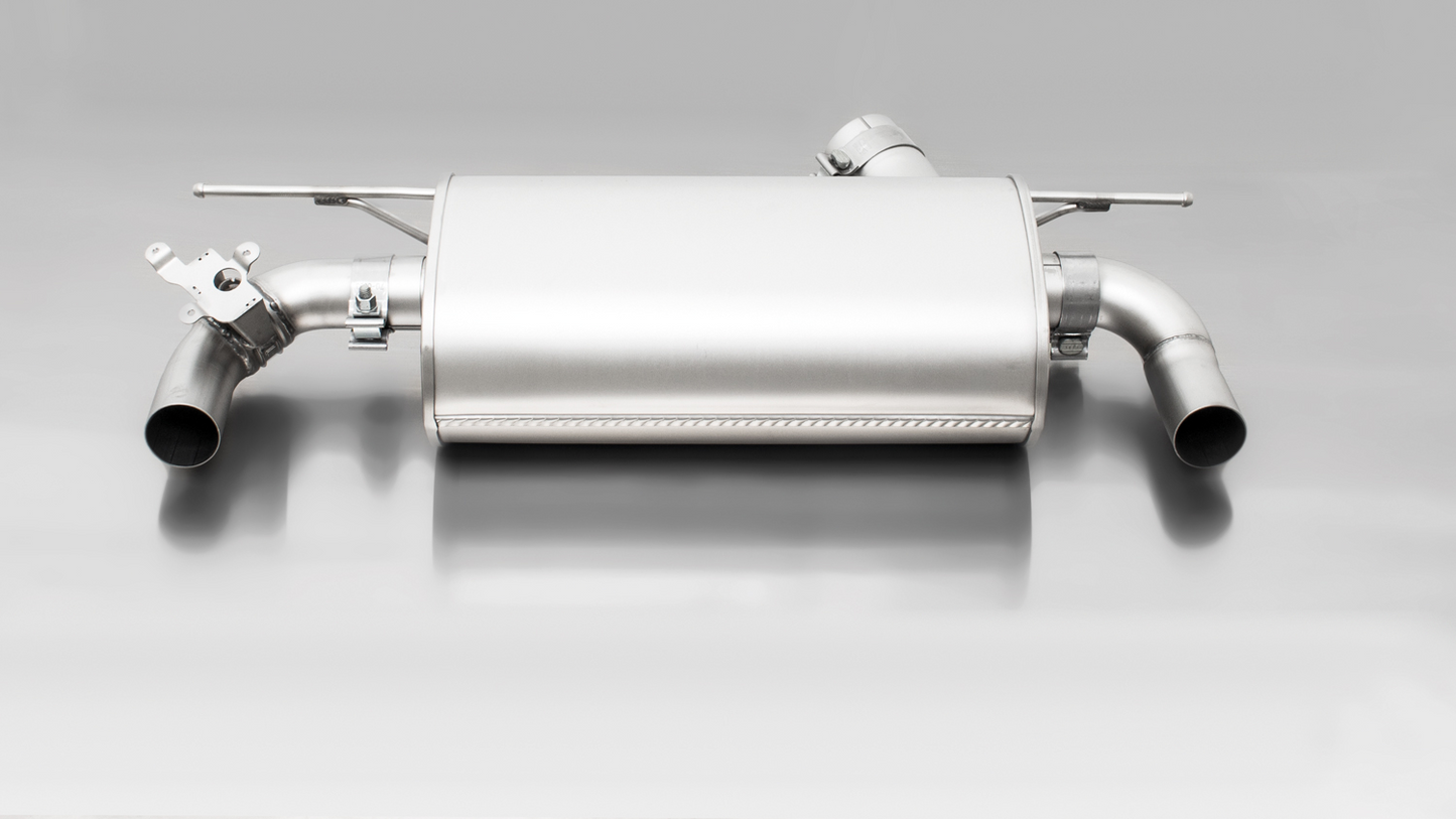 Axle-back-system, incl. EC homologation