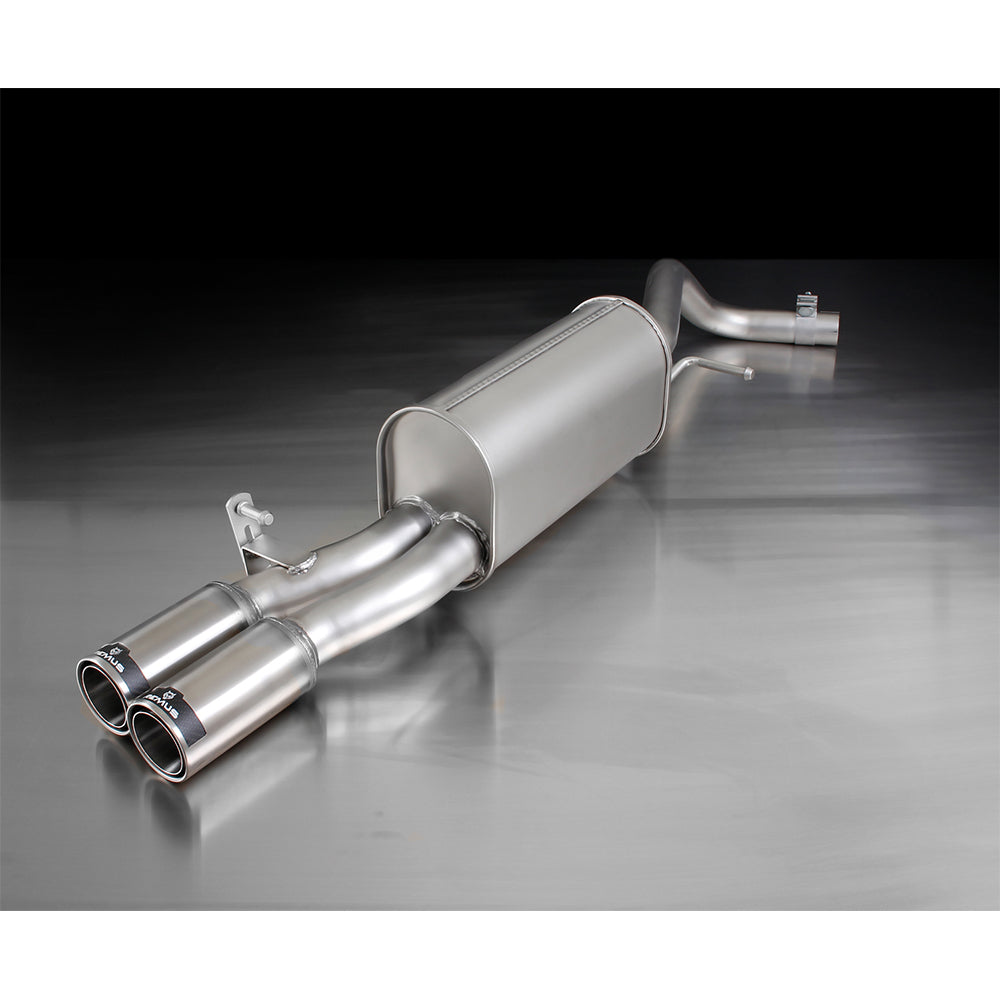 Audi A1 Remus sports exhaust with 2 tail pipes