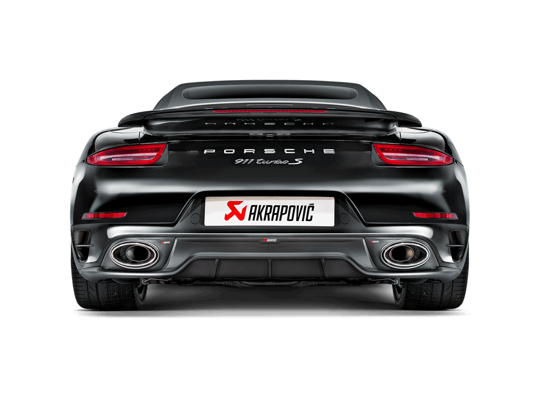 Porsche 911 Turbo / Turbo S (991.1) Akrapovic Slip-On Line (Titanium)