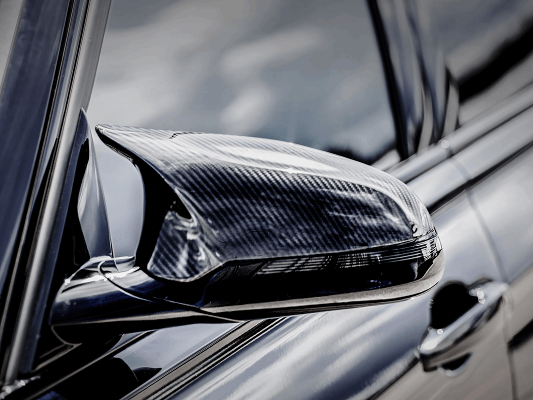 BMW M2 Competition / M3 / M4 (F80 / F82 / F83 / F87N) Akrapovic Mirror Cap Set (Carbon Fibre - High Gloss)