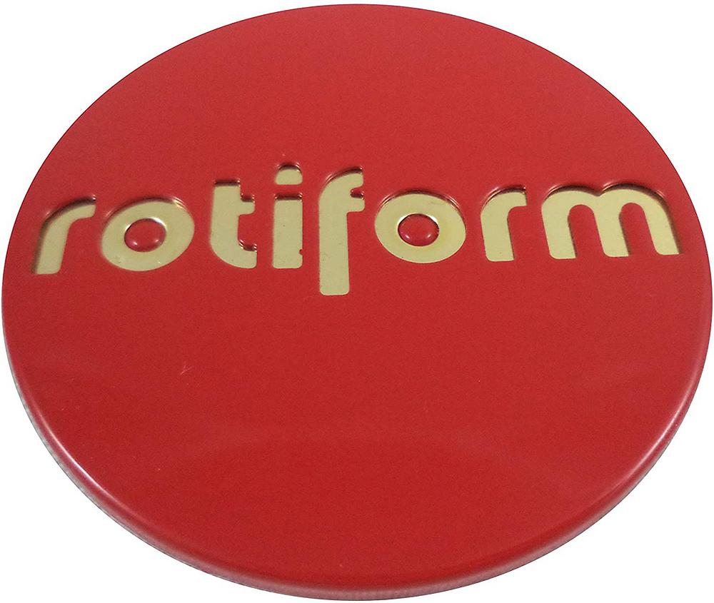 Rotiform Centre Cap - Red with Gold Rotiform Logo (Single)
