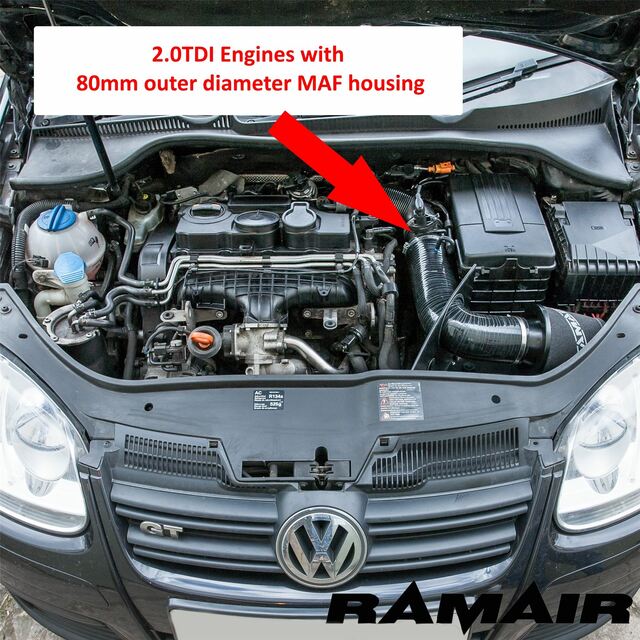 Ramair 1.9 & 2.0 TDI V.A.G Performance Intake Kit