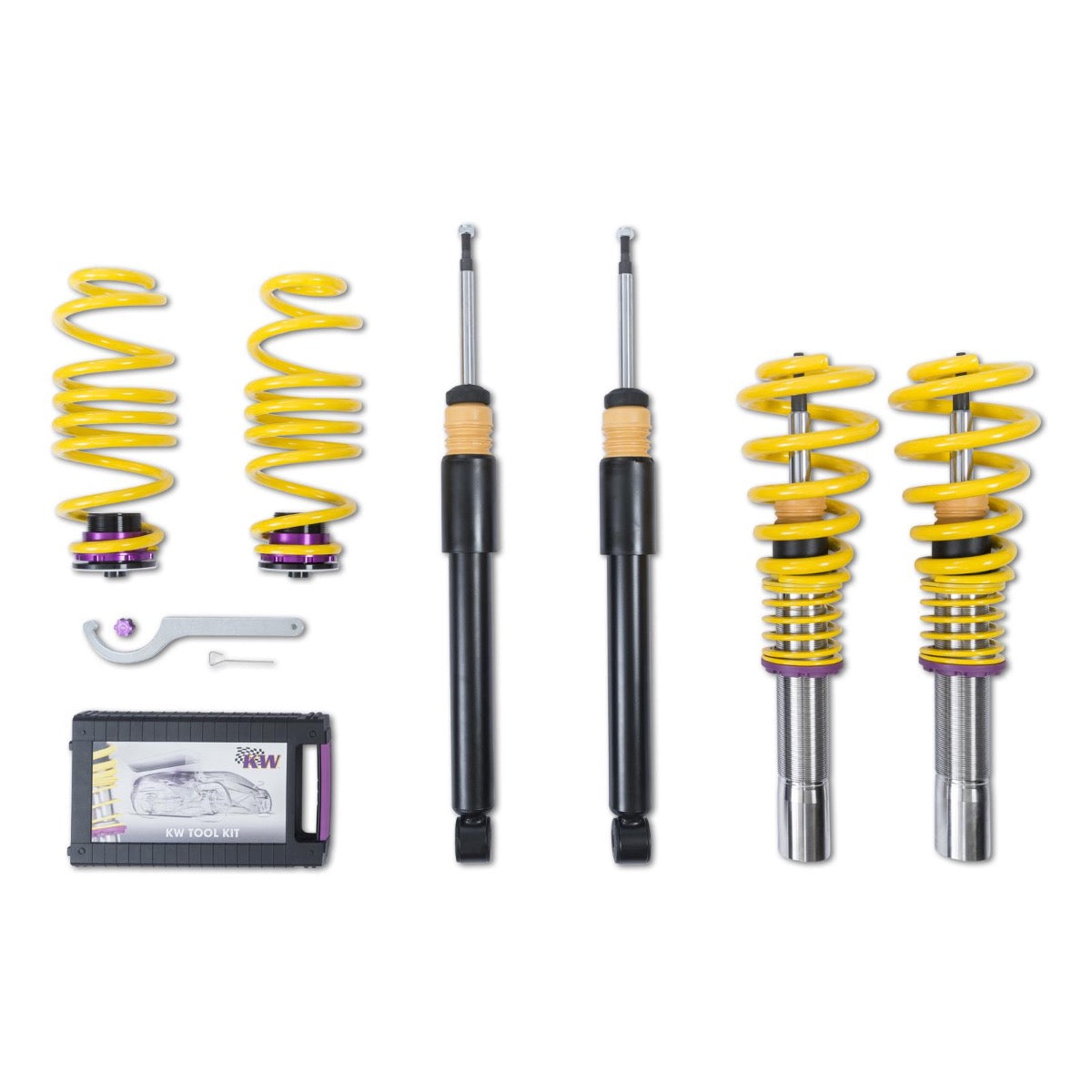 KW - VARIANT 1 COILOVERS FOR AUDI S4 B8 (WITHOUT EDC) 2008+