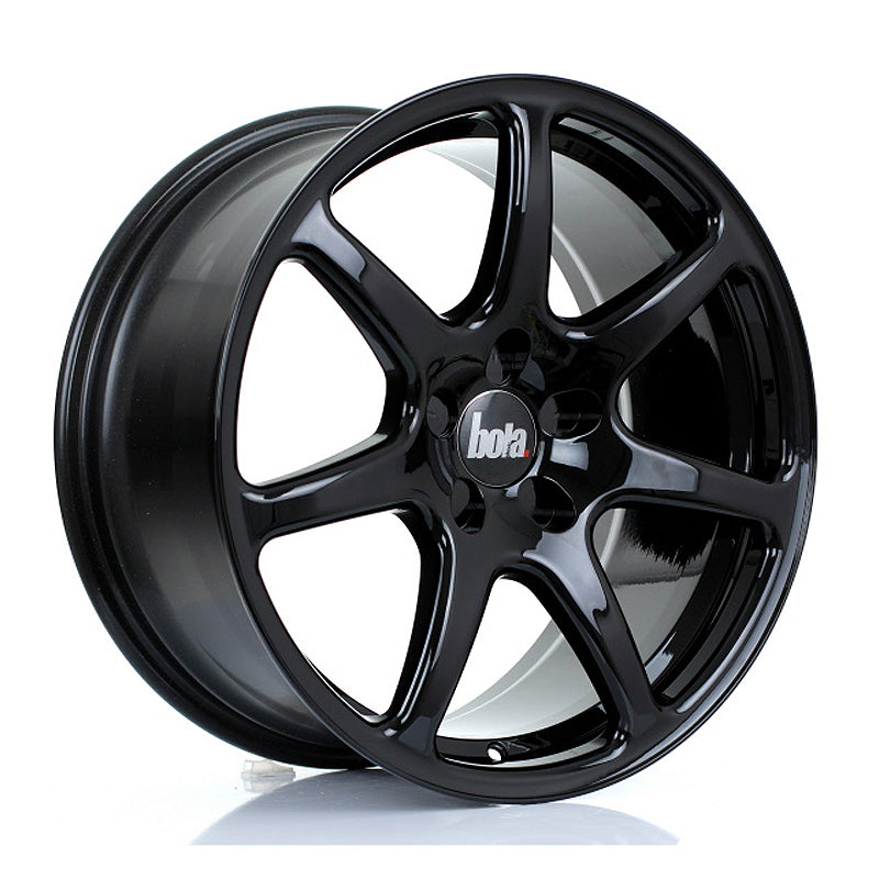 Bola B7 Gloss Black Alloy Wheels