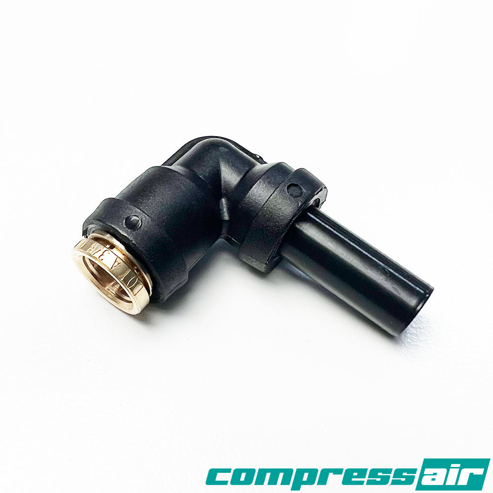 Plug-In Elbow 3/8" Stem To 3/8" PTC DOT Approved CA38STEM