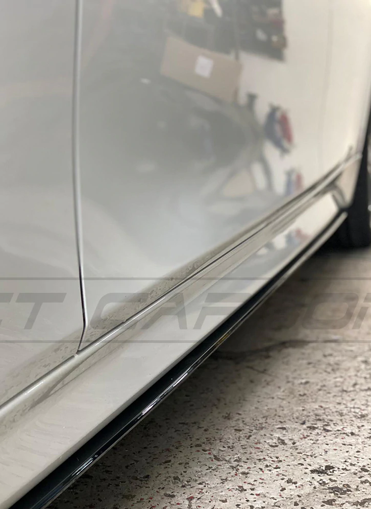 BMW 3 SERIES F30 GLOSS BLACK SIDE SKIRTS - MP STYLE