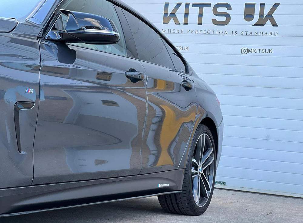 BMW 4 SERIES F32/F33/F36 MATTE BLACK SIDE SKIRTS - MP STYLE