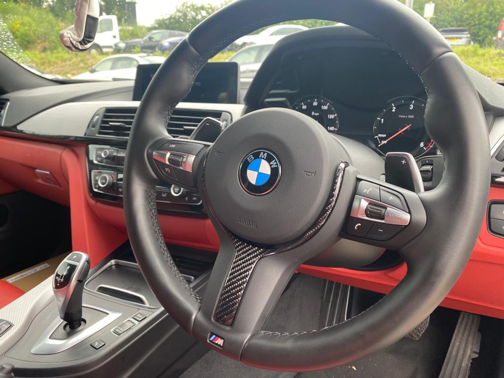 BMW M SPORT (2012-2019) Fxx CARBON FIBRE STEERING WHEEL TRIM