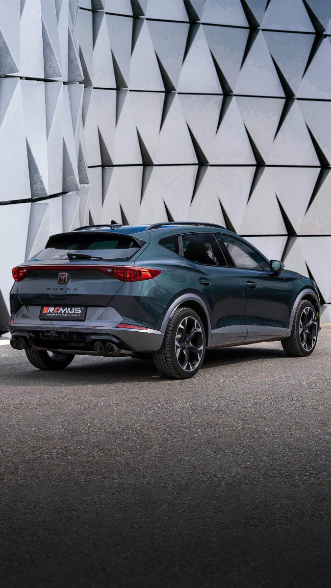 Axle-back Sport exhaust CUPRA Formentor 2.0l TSI, 140kW DSG, centered (absorption principle) incl. (EC-) approval