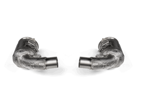 Porsche 911 Turbo / Turbo S / Cabriolet / Sport Classic (992) Akrapovic Link Pipe Set w/ Cat (SS)