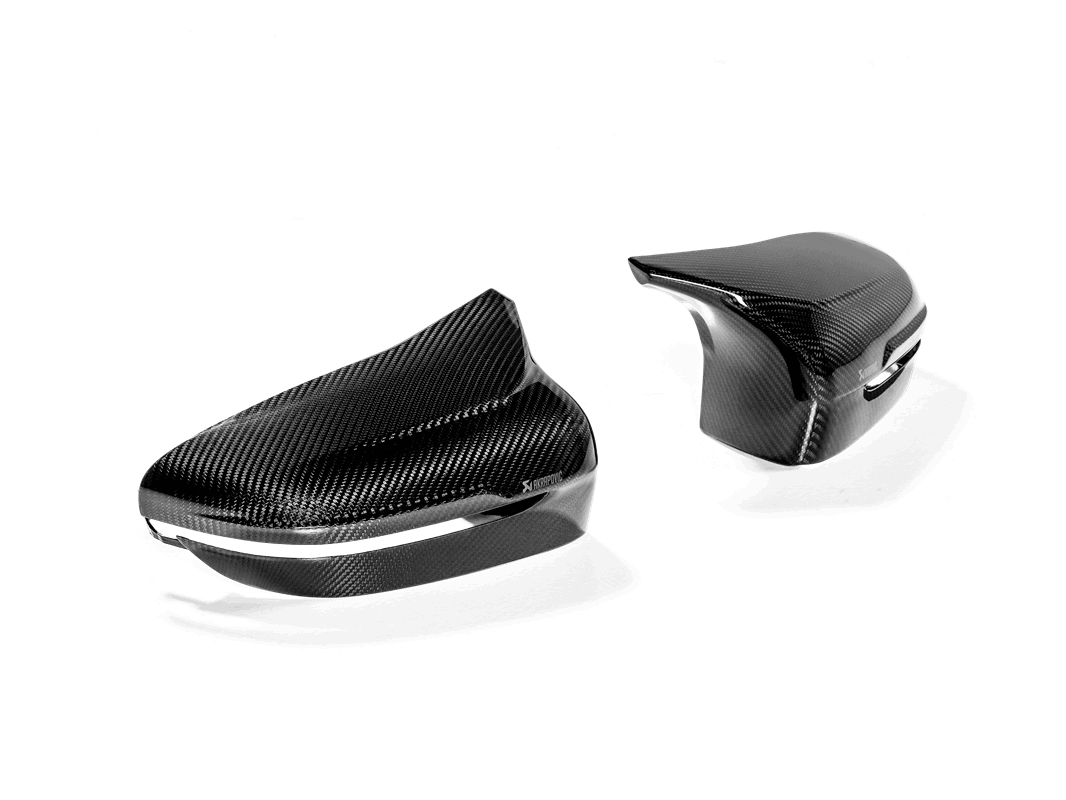 BMW M5 / M8 / Competition / Gran Coupé (F90 / F91 / F92 / F93) Akrapovic Mirror Cap Set (Carbon Fibre - High Gloss)