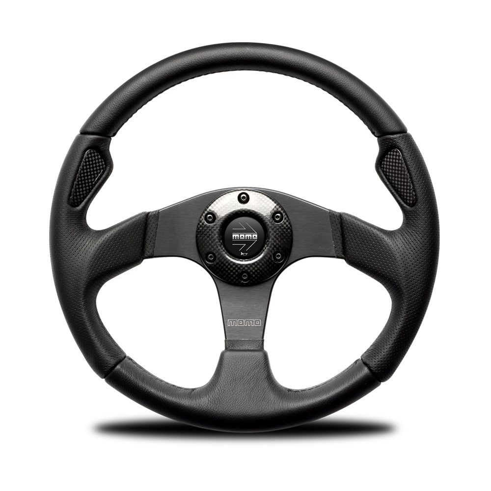 MOMO Jet steering wheel - black leather 320mm