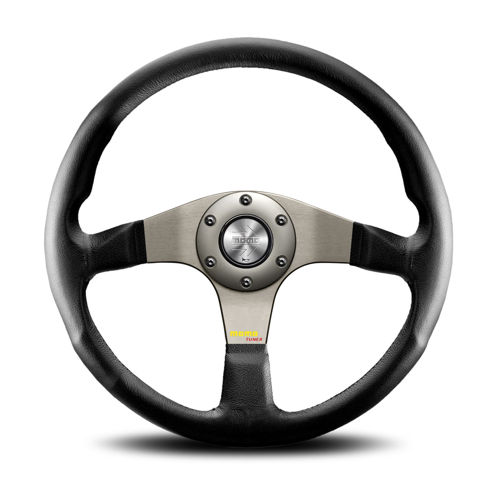 MOMO Tuner steering wheel - black Leather 320mm