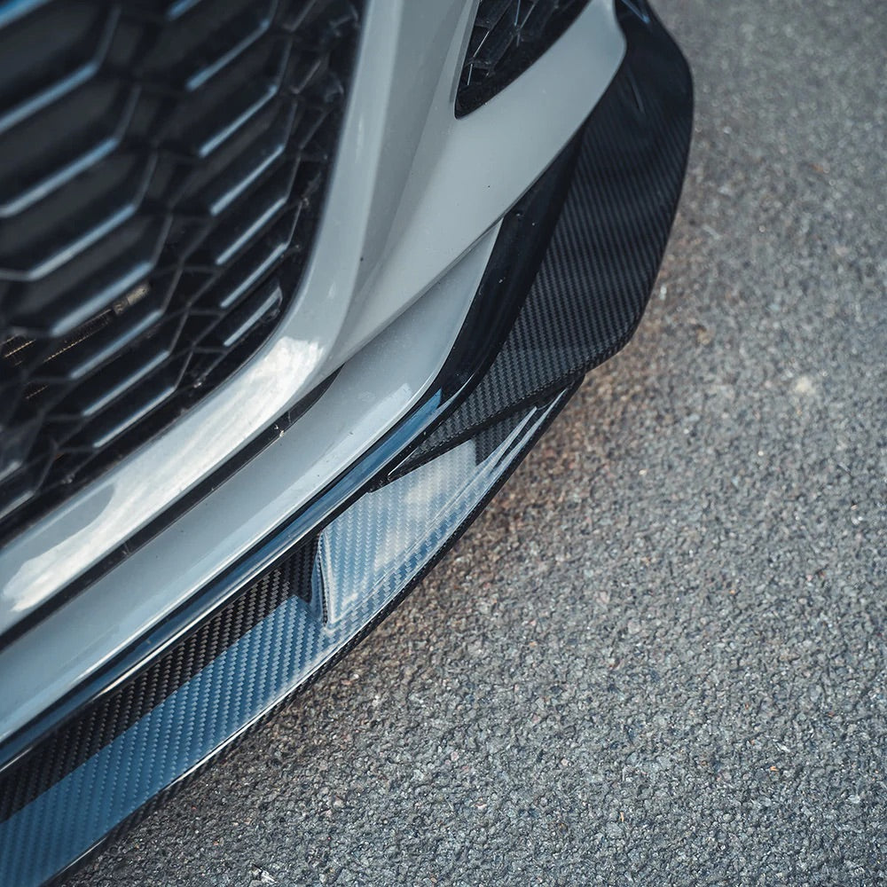 AUDI RS6 C8 AVANT CARBON FIBRE SPLITTER - CT DESIGN