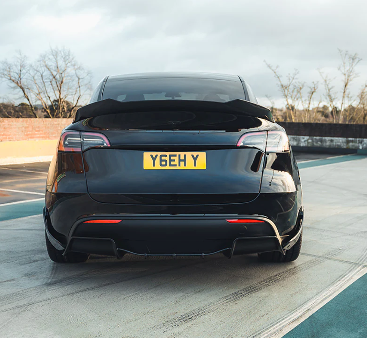 Tesla Model Y Carbon Fibre Rear Canards