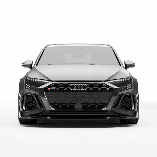 AUDI RS3 8Y CARBON FIBRE FRONT BUMPER CANARDS - CT DESIGN