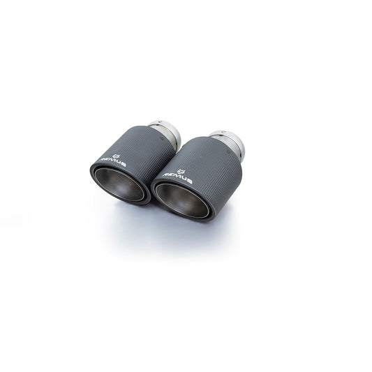 Carbon, titanium internals - Angled tail pipes