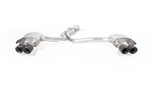 RACING-GPF-Back-System L/R: Sports silencer with 1 integrated flap each RACING front silencer replacement pipes and middle silencer NO EC TYPE APPROVAL