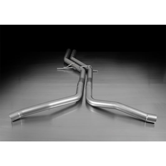 Audi S4/S5 B8 3.0l TFSI Remus Racing tube instead of front silencer