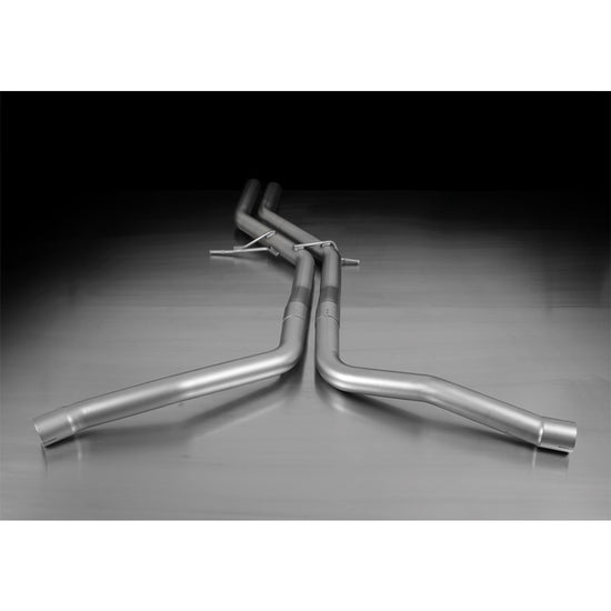 Audi S4/S5 B8 3.0l TFSI Remus Racing tube instead of front silencer