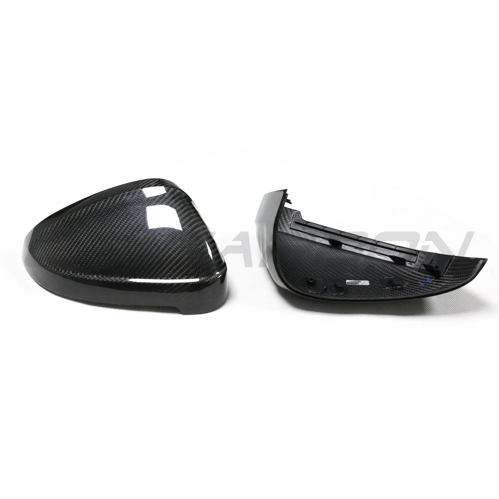AUDI A4/S4/RS4/A5/S5/RS5 B9 2016+ PRE-PREG CARBON FIBRE MIRRORS - WITHOUT LANE ASSIST - CT Carbon