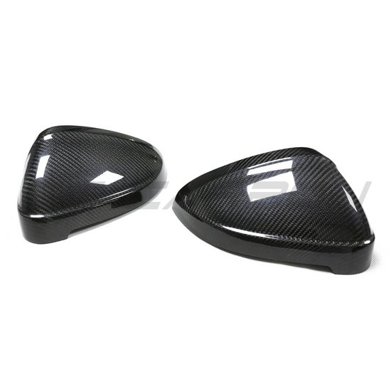 AUDI A4/S4/RS4/A5/S5/RS5 B9 2016+ PRE-PREG CARBON FIBRE MIRRORS - WITHOUT LANE ASSIST - CT Carbon