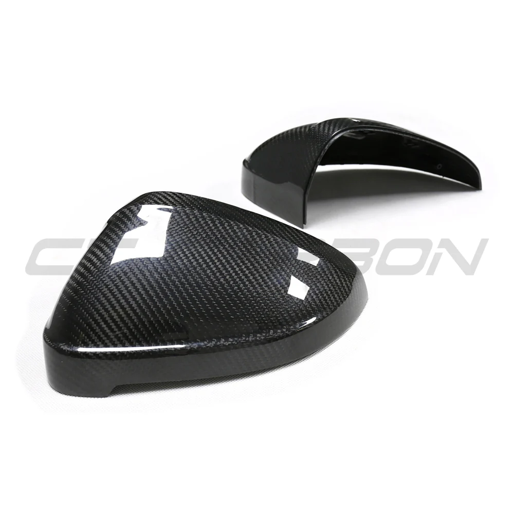 AUDI A4/S4/RS4/A5/S5/RS5 B9 2016+ PRE-PREG CARBON FIBRE MIRRORS - WITHOUT LANE ASSIST - CT Carbon