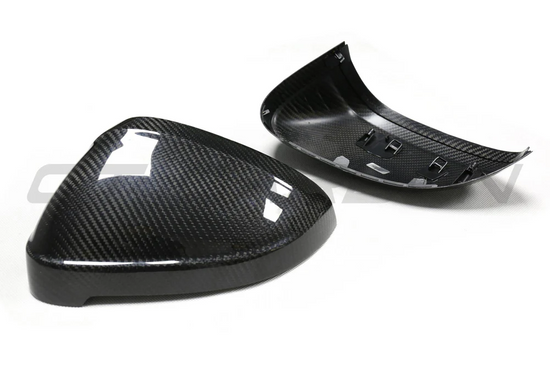 AUDI A4/S4/RS4/A5/S5/RS5 B9 2016+ PRE-PREG CARBON FIBRE MIRRORS - WITHOUT LANE ASSIST - CT Carbon