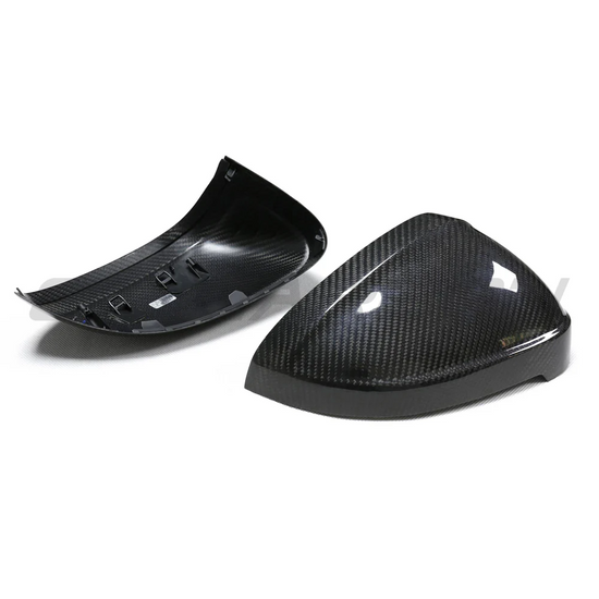 AUDI A4/S4/RS4/A5/S5/RS5 B9 2016+ PRE-PREG CARBON FIBRE MIRRORS - WITHOUT LANE ASSIST - CT Carbon