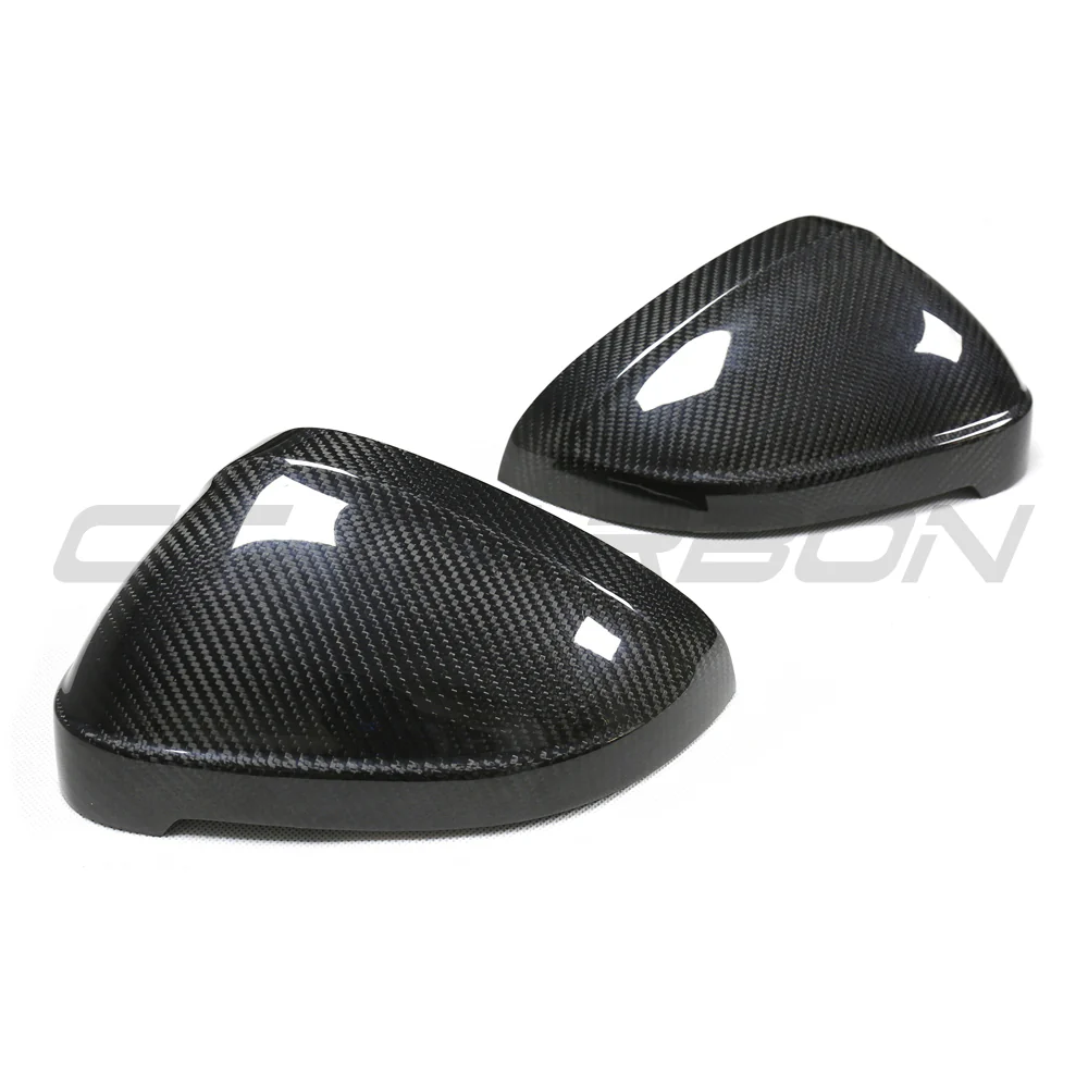 AUDI A4/S4/RS4/A5/S5/RS5 B9 2016+ PRE-PREG CARBON FIBRE MIRRORS - WITHOUT LANE ASSIST - CT Carbon