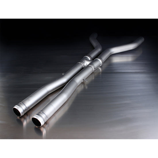 BMW E9X 4.0l M3 racing tube instead of front silencer