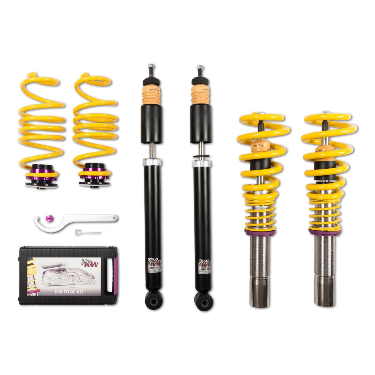 KW - VARIANT 1 COILOVERS FOR AUDI S4 B8 (WITHOUT EDC) 2008+