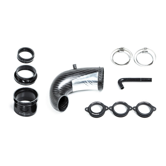 Eventuri Audi RS3 TTRS Gen 2 Carbon Turbo Inlet With Flange