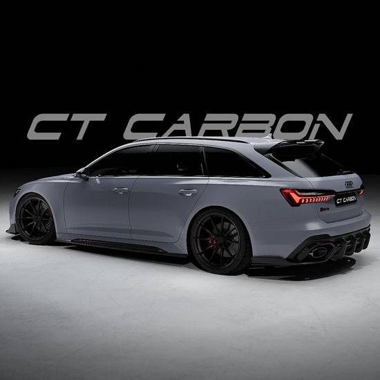 AUDI RS6 C8 AVANT CARBON FIBRE SPOILER - CT DESIGN