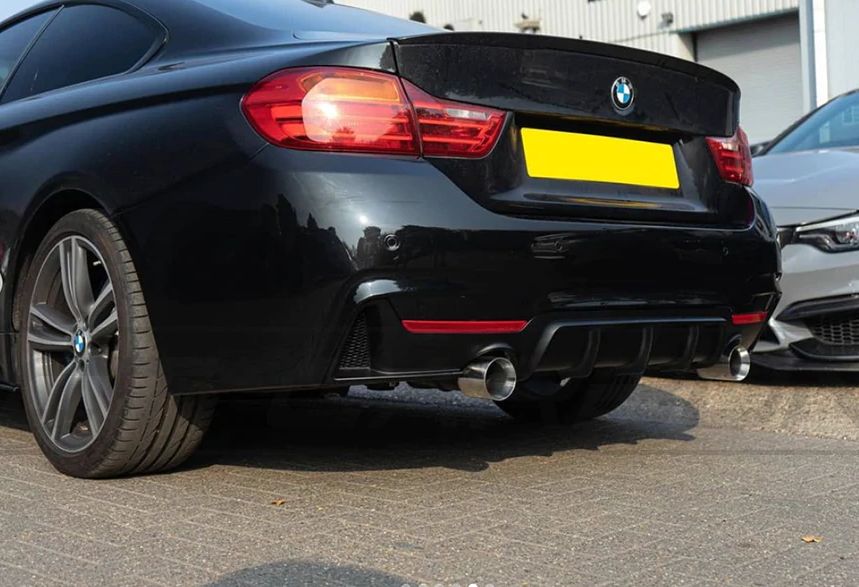 BMW 4 SERIES F32 GLOSS BLACK FULL KIT (TWIN EXHAUST) - MP STYLE