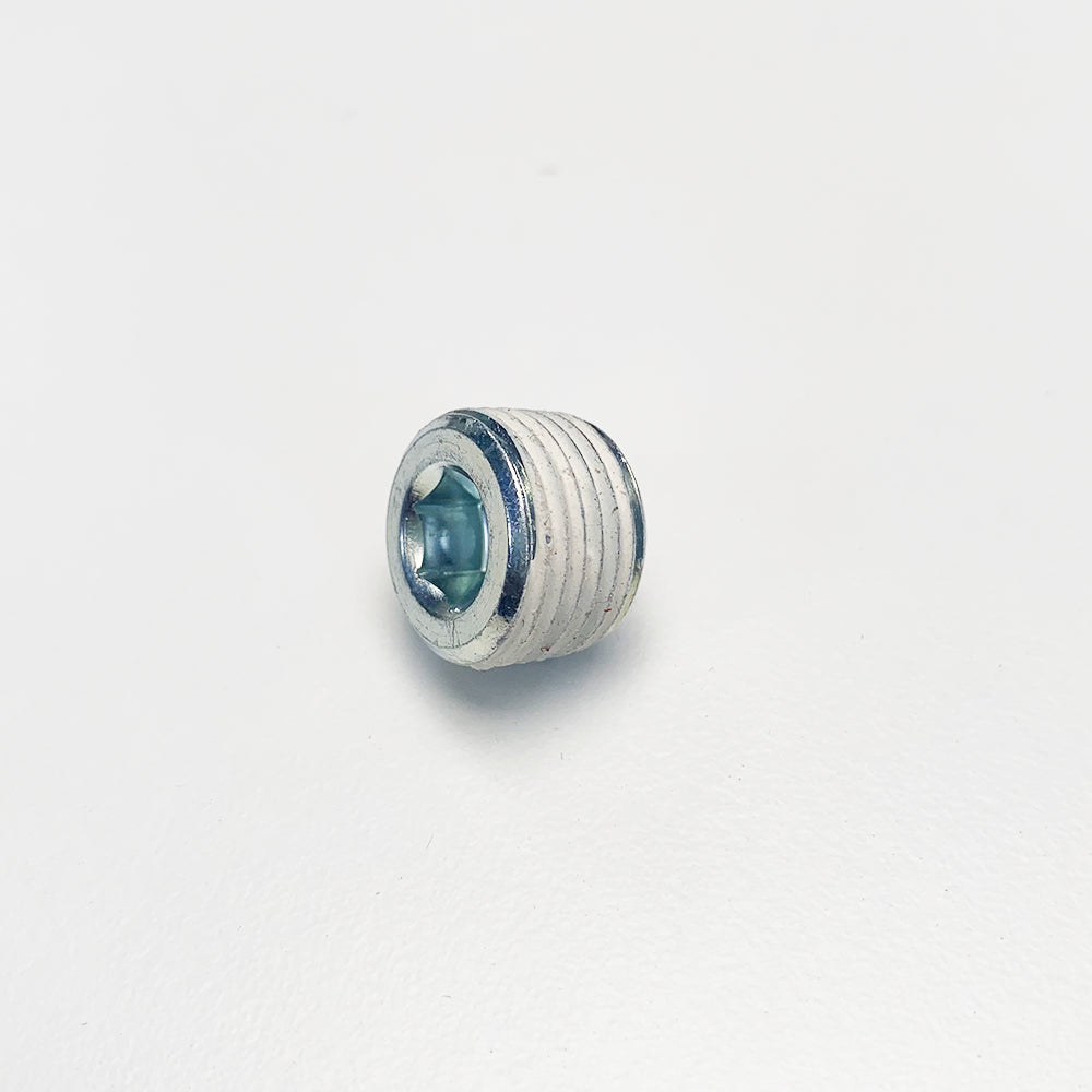 Air Lift 22701 - Pipe Plug - 3/8" NPT w/ sealant - Nickel finish