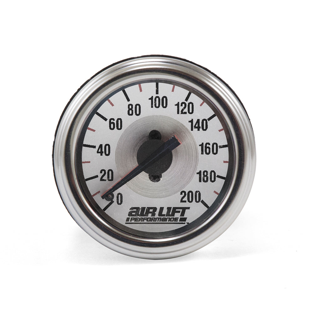 Air Lift Dual Needle Gauge - 200 PSI