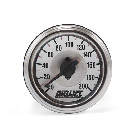 Air Lift Dual Needle Gauge - 200 PSI