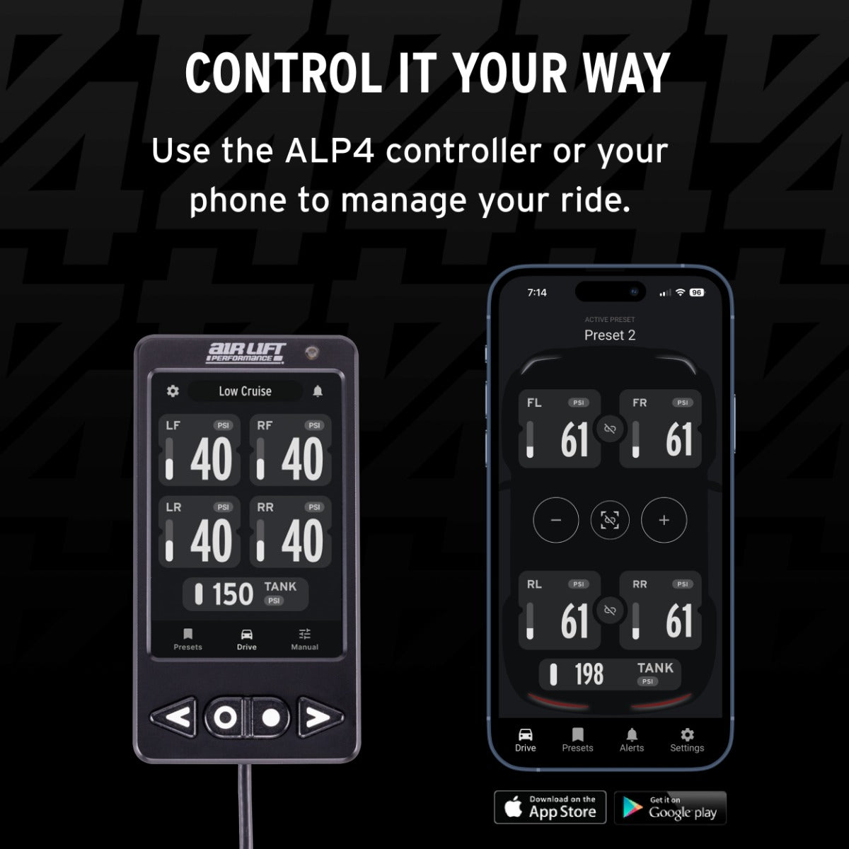 Air Lift 27480 - ALP4 1/4"  Air Management System