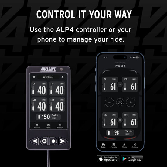 Air Lift 27480 - ALP4 1/4"  Air Management System