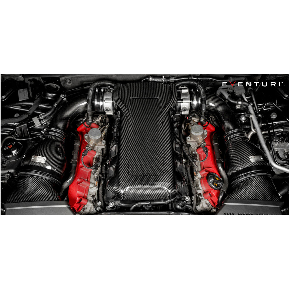 Eventuri Audi RS4 RS5 Black Carbon Engine Cover