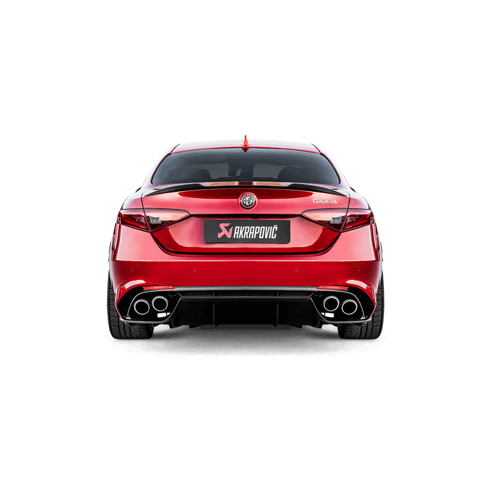 Alfa Romeo Giulia Quadrifoglio (2018-2020) AKRAPOVIC SLIP-ON EXHAUST SYSTEM