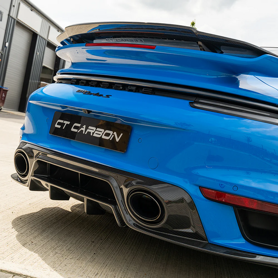 PORSCHE 911 (992) TURBO S CARBON FIBRE DIFFUSER - CT DESIGN