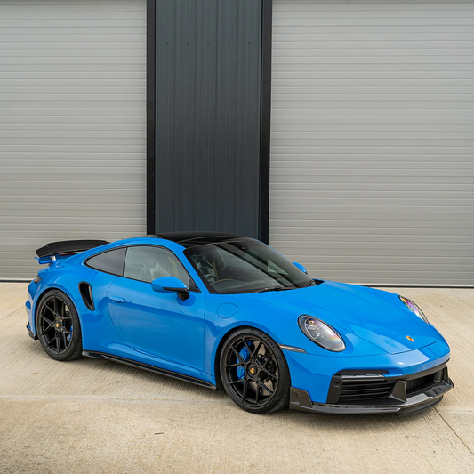 PORSCHE 911 (992) TURBO S CARBON FIBRE SIDE SKIRTS - CT DESIGN