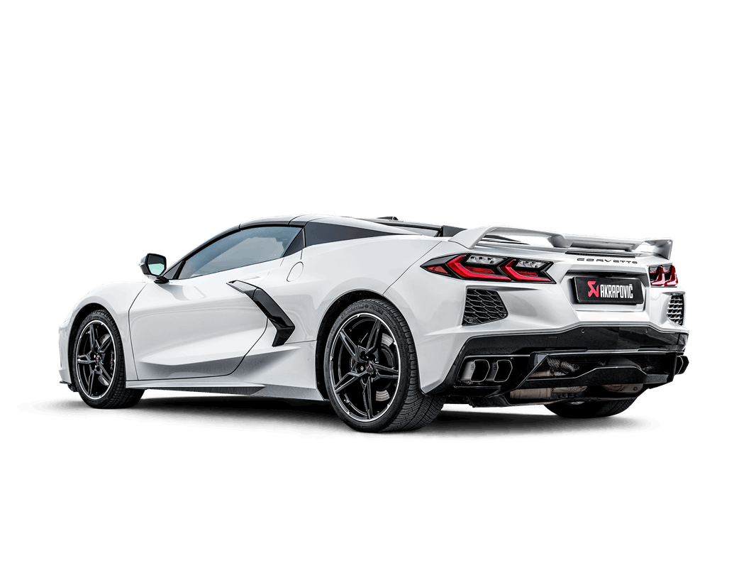 Chevrolet Corvette Stingray (C8) Akrapovic Slip-On Line (Titanium)